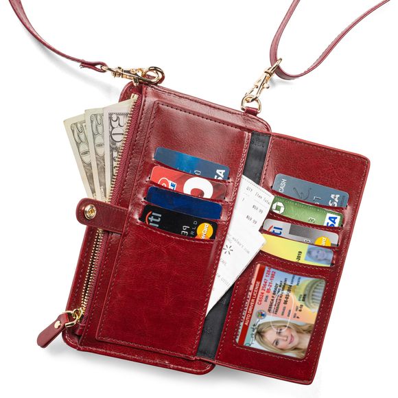 Crossbody Phone Purse Rfid Phone Case Wallet W/Magnetic Closure :) - Picture 2 of 8